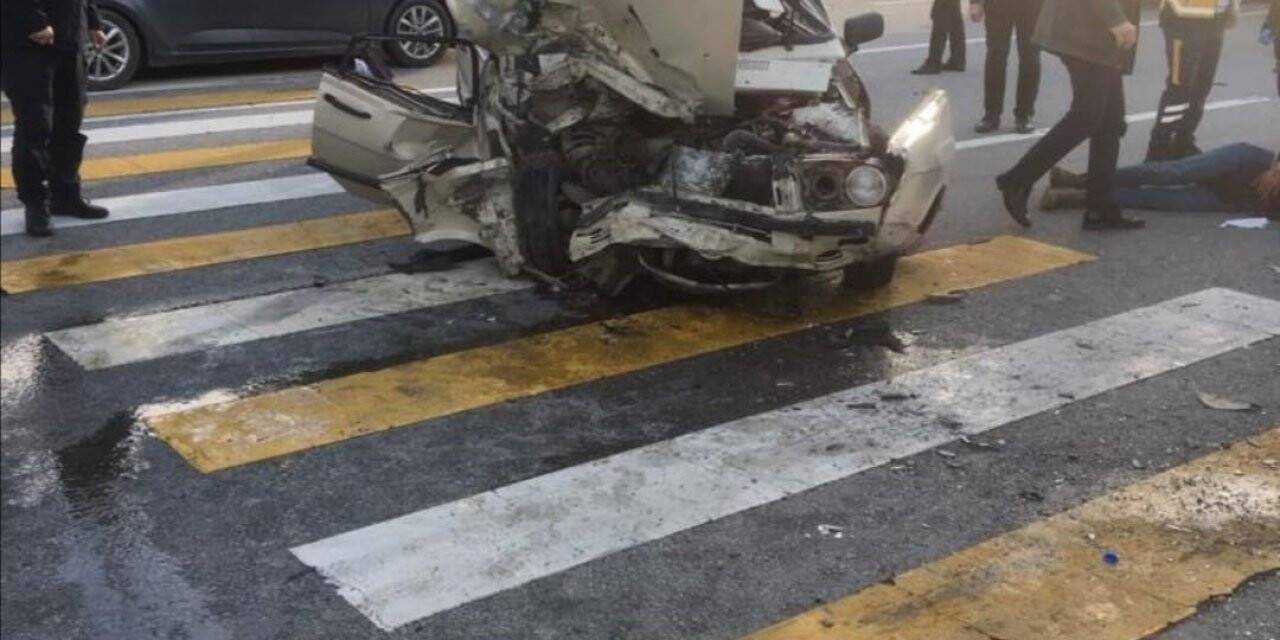 Giresun’da trafik kazası: 1 ölü,1 yaralı