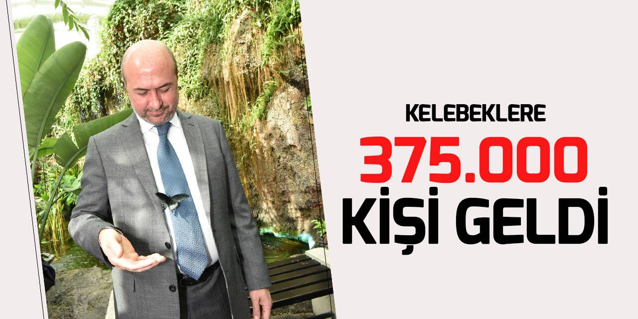 Tropikal Kelebek Bahçesi 375 bin ziyaretçi ağırladı