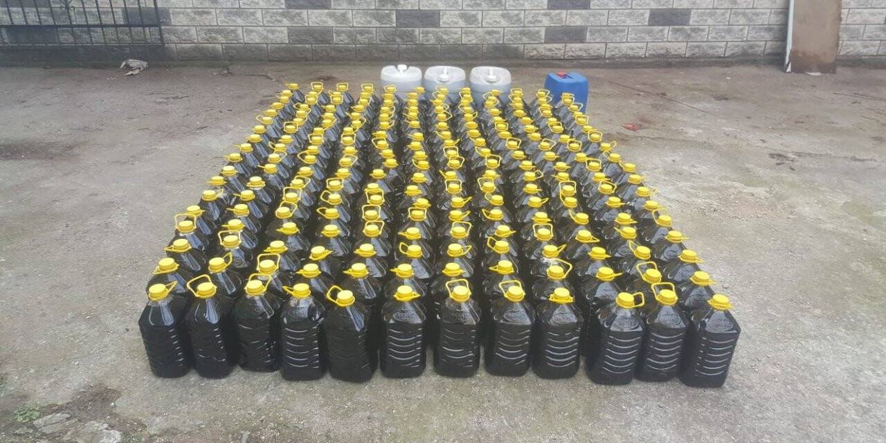 Tekirdağ’da 1 buçuk ton sahte içki ele geçirildi