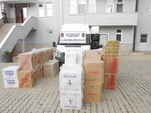 58 bin paket kaçak sigara ele geçirildi