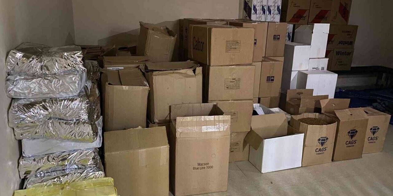 Esenler’de sigara imalathanesine baskın