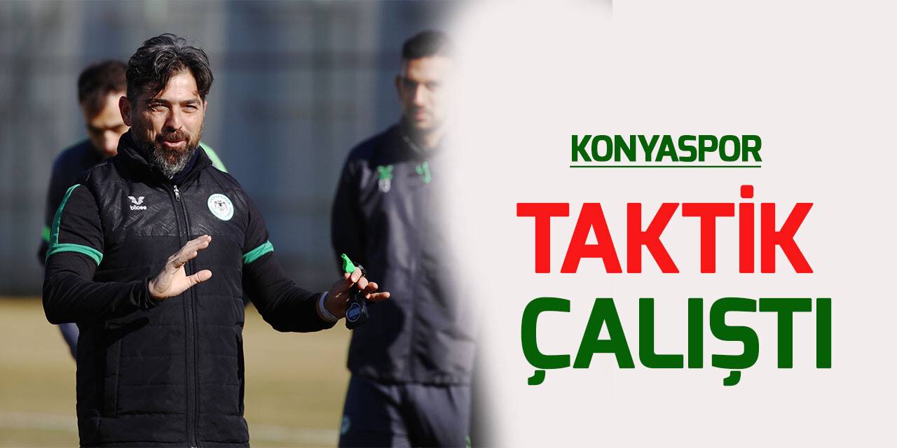 Konyaspor, Sivasspor maçının taktiğini çalıştı