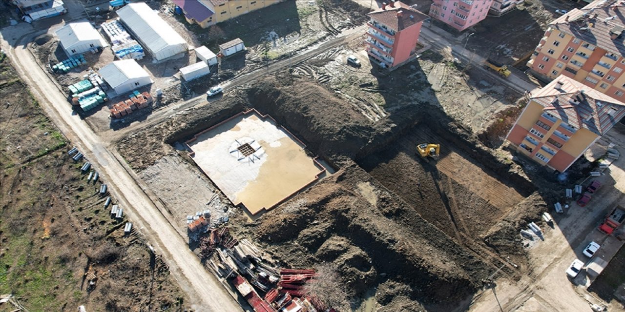 Selin vurduğu Bozkurt'ta yeni konutların inşasına başlandı