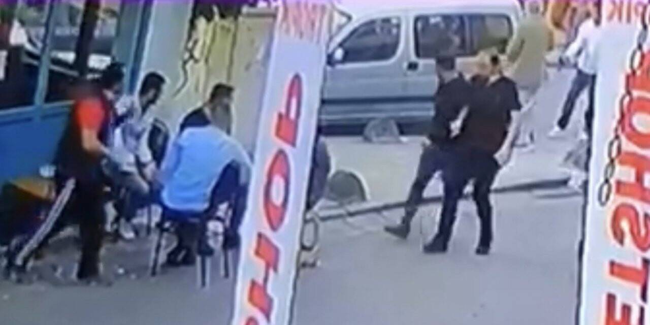 İstanbul’da akıl almaz olay kamerada: Korkutmak için yere açtığı ateşle adamı vurdu