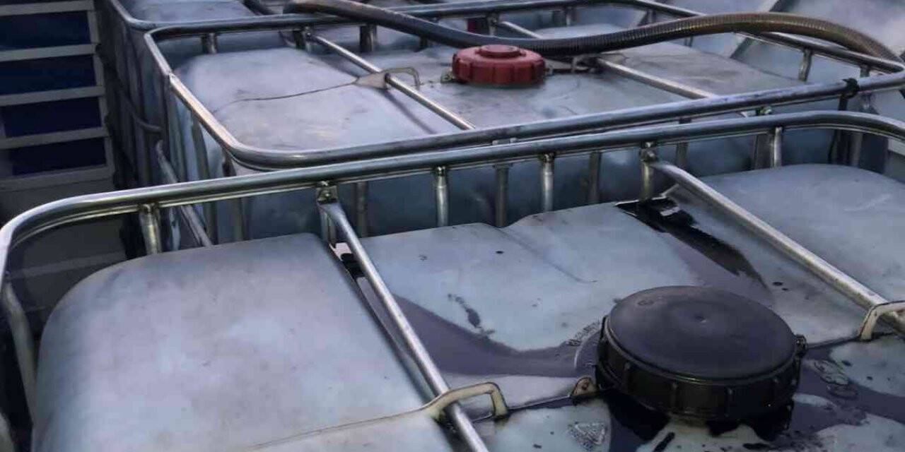 Adana’da 3 bin litre kaçak akaryakıt ele geçirildi
