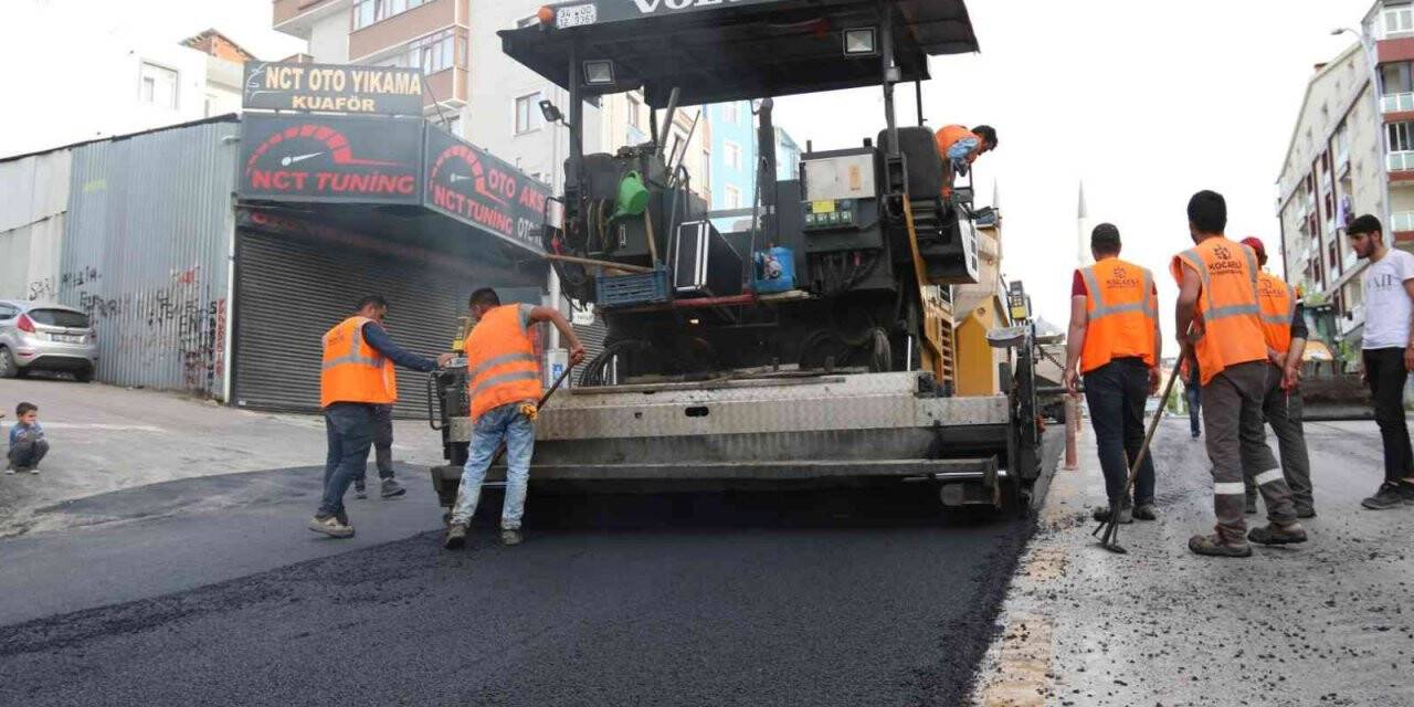 Gebze’ye 140 bin ton asfalt