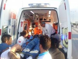 Çabalar Yaralı Sürücüyü Kurtarmaya Yetmedi