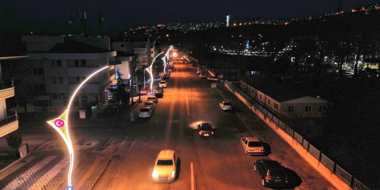 Kayaş Caddesi ışıl ışıl oldu