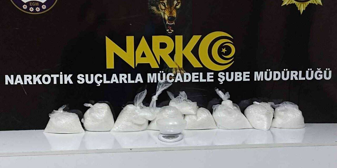 Gaziantep’te 8,5 kilo uyuşturucu ele geçirildi