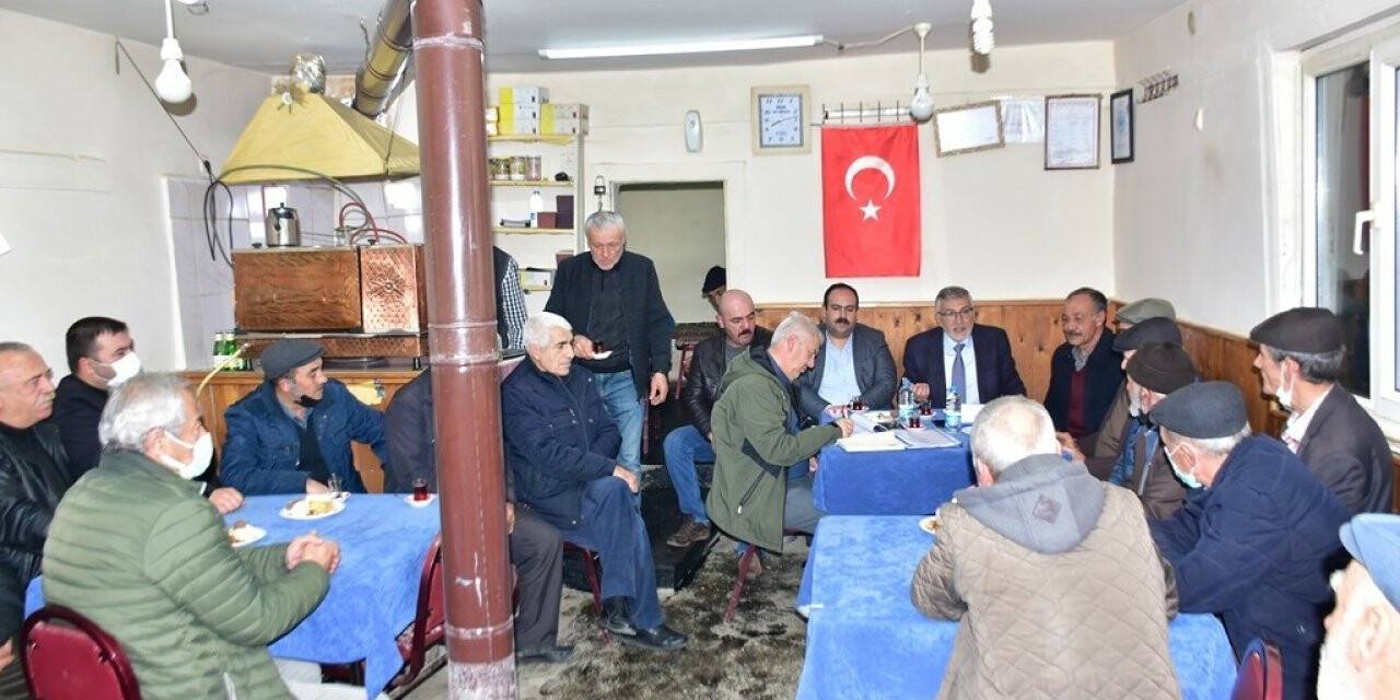 İnönü’de mahalle ziyaretleri tüm hızıyla sürüyor