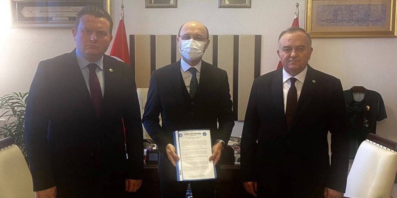 Türk Eğitim-Sen Genel Başkanı Geylan’dan, MHP Grup Başkanvekillerine ziyaret