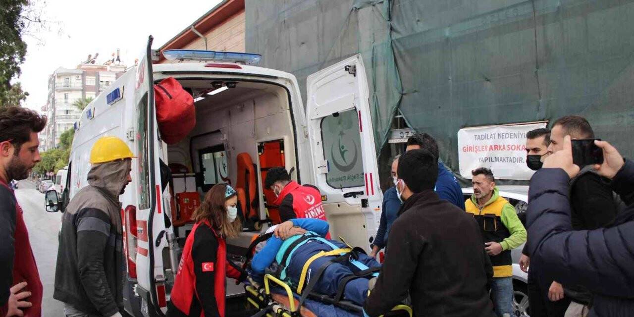 İnşaat iskelesinden düşen işçi yaralandı