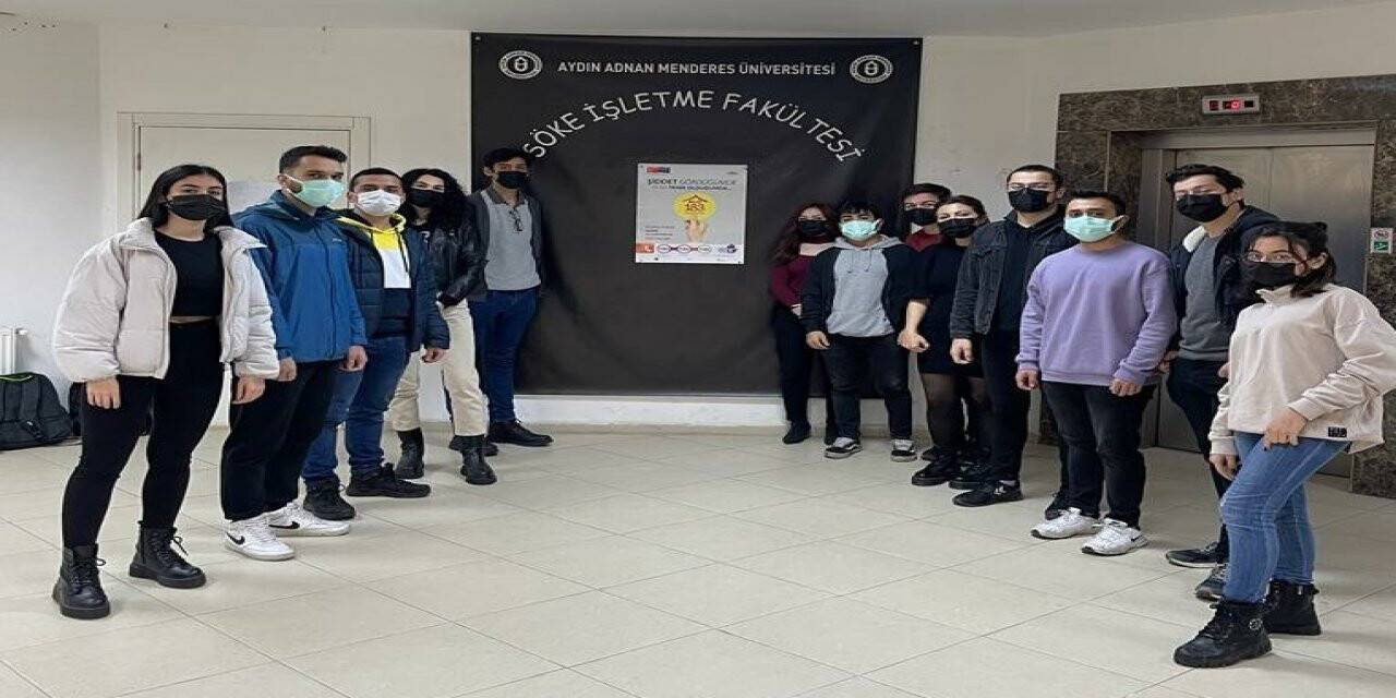 ADÜ’de Yapay Zeka Topluluğu kadına şiddete dikkat çekti