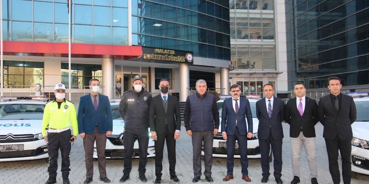 Malatya emniyetine 12 ekip aracı takviyesi