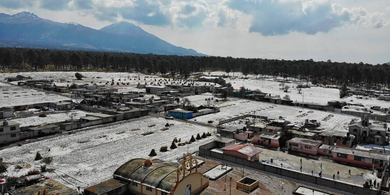 Meksika’nın Tlachichuca şehrine tarihte ilk kez kar yağdı