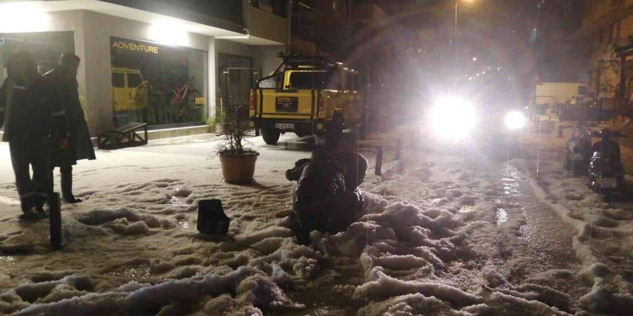 Kar değil, dolu esareti