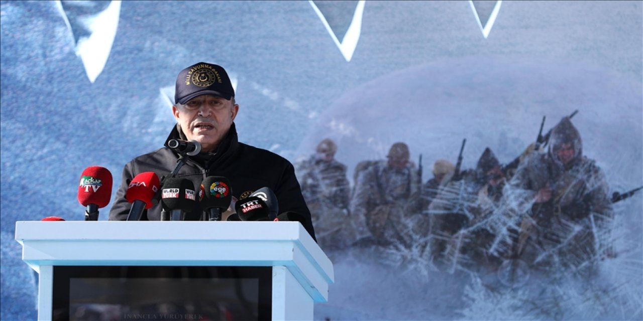 Milli Savunma Bakanı Akar, Sarıkamış Şehitlerini Anma Töreni'nde konuştu: