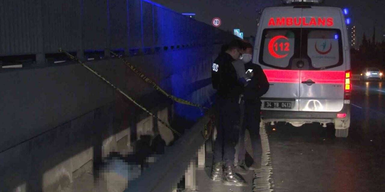 TEM Otoyolu’nda aracın çarptığı yaya hayatını kaybetti