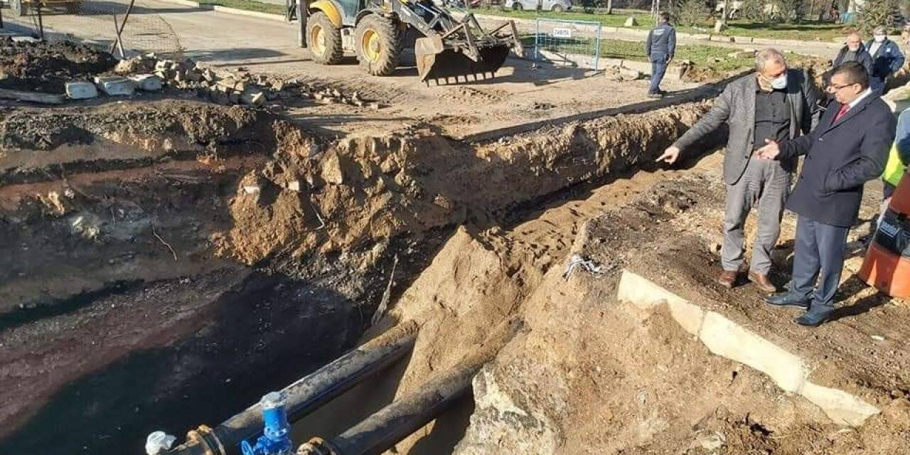 Çan şebeke su hattında yeni uygulama