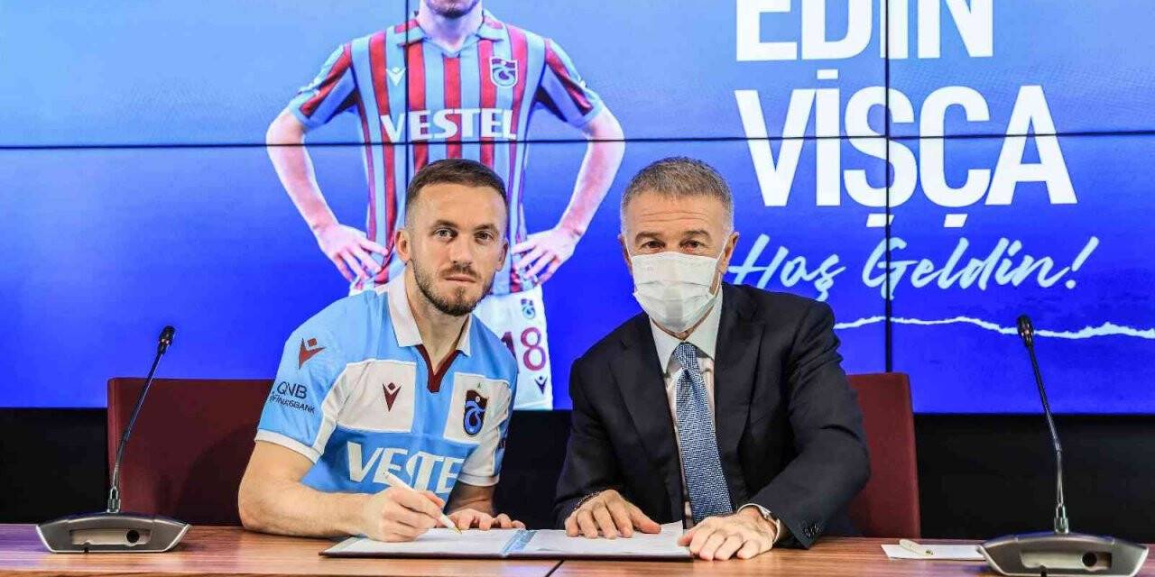 Edin Visca için imza töreni düzenlendi