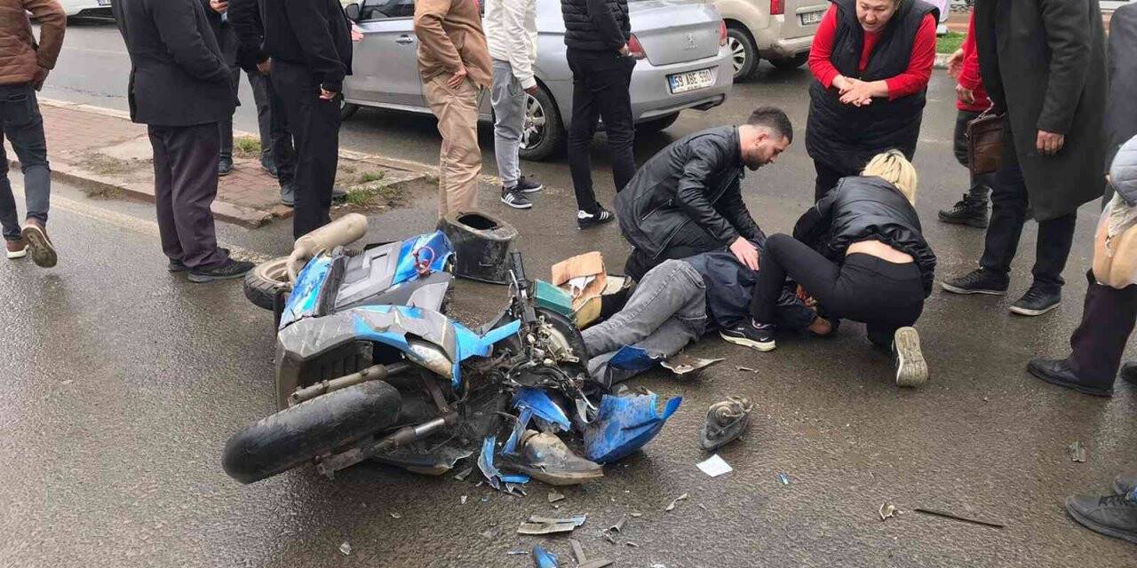 Tekirdağ’da kaza: 1 yaralı