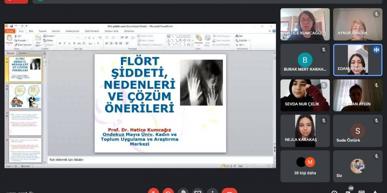 Üniversite öğrencilerden “Şiddetin Farkında Ol” çağrısı