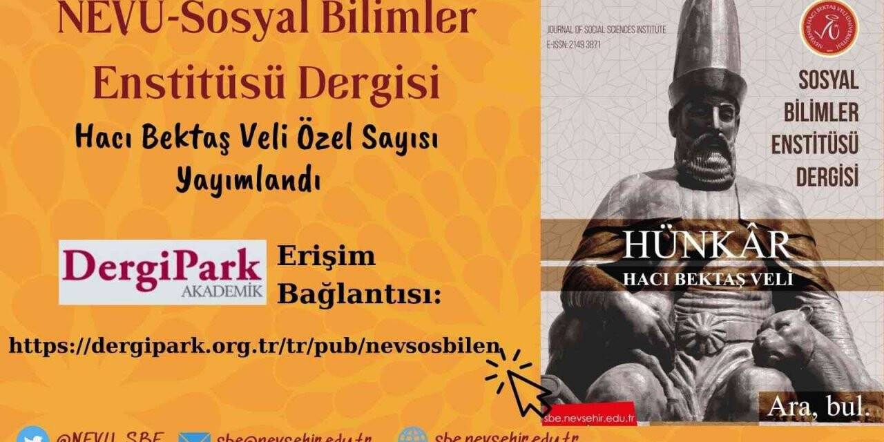 NEVÜ-SBE Dergisi ’Hacı Bektâş Veli Özel Sayısı’ Yayınladı