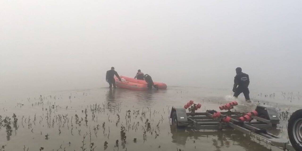 Amasya’da gölde kaybolan şahsı arama çalışmaları sürüyor