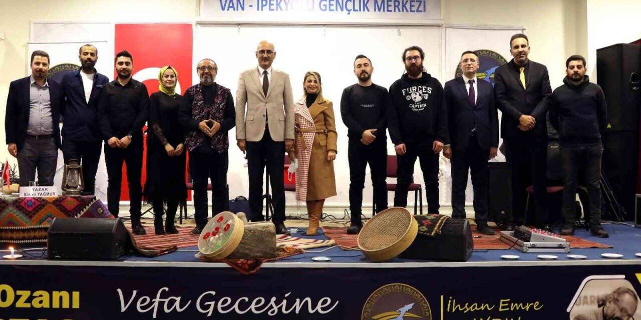 İpekyolu’nda Neşet Ertaş için vefa gecesi