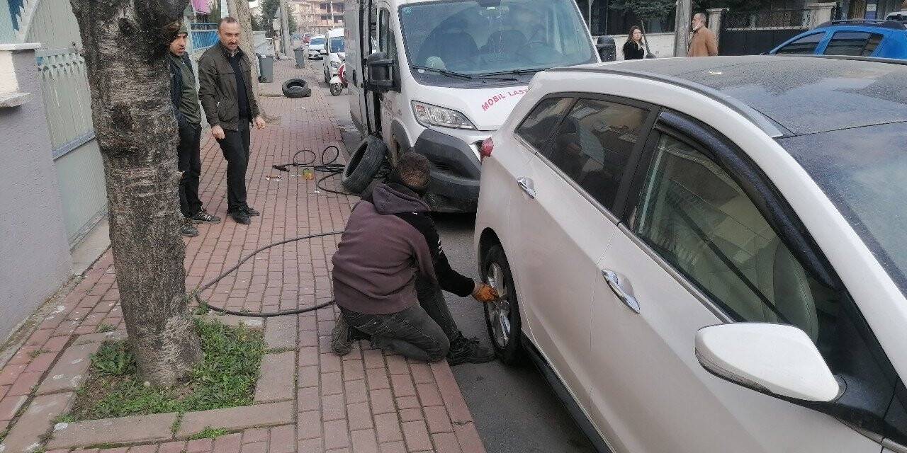 13 aracın lastiklerini kesen şahıs psikiyatriye sevk edildi