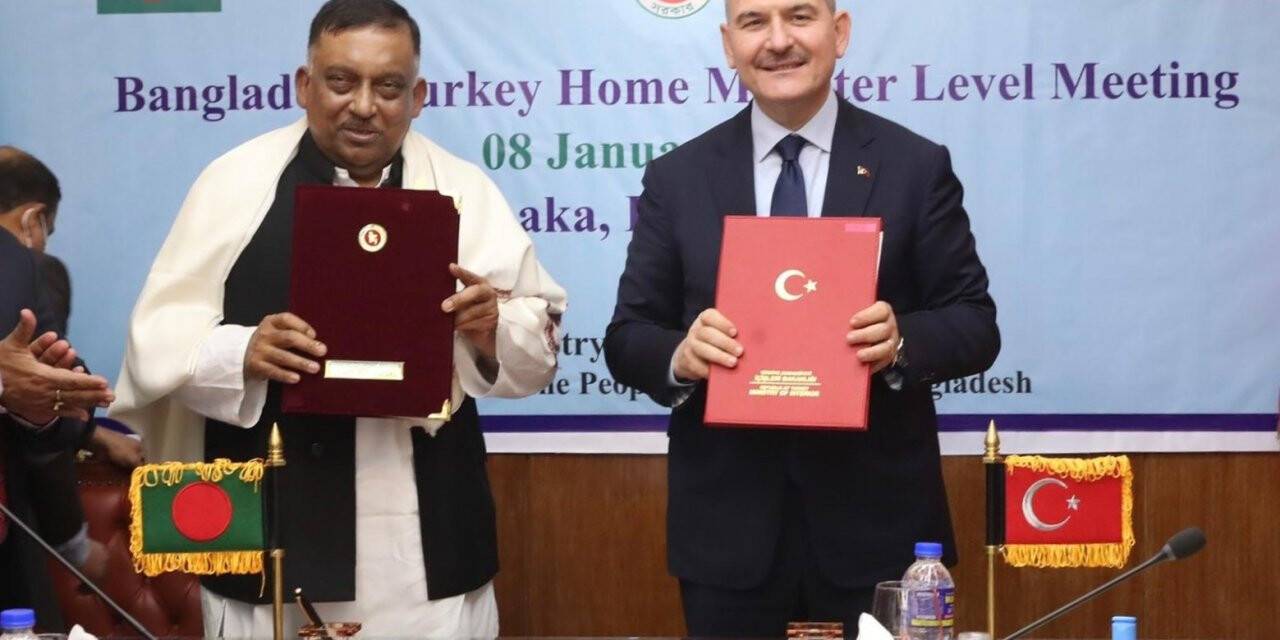 Türkiye ve Bangladeş arasında Terörle Mücadele ve Güvenlik İşbirliği Mutabakat Muhtırası imzalandı