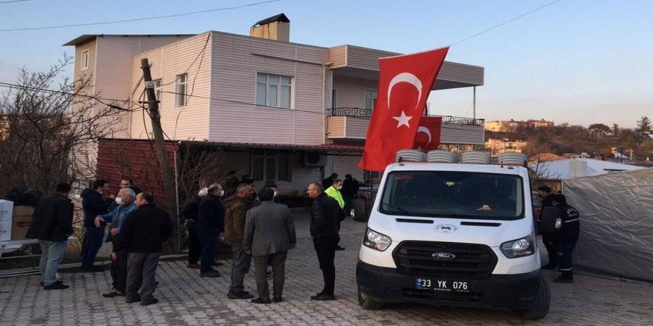 Mersin’e şehit ateşi düştü, geriye bu görüntüleri kaldı