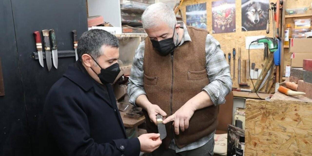 Somut olmayan kültürel mirasçıya Vali Atay’dan ziyaret