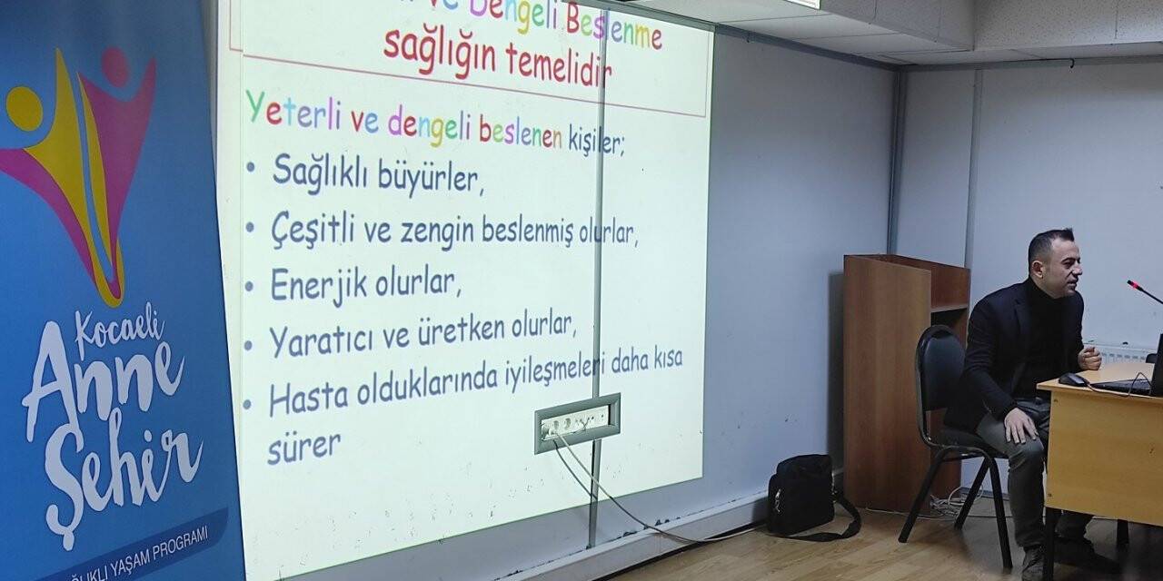 Çocuklara sağlıklı beslenme semineri verildi