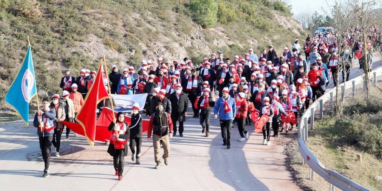 Sarıkamış şehitleri için yürüdüler