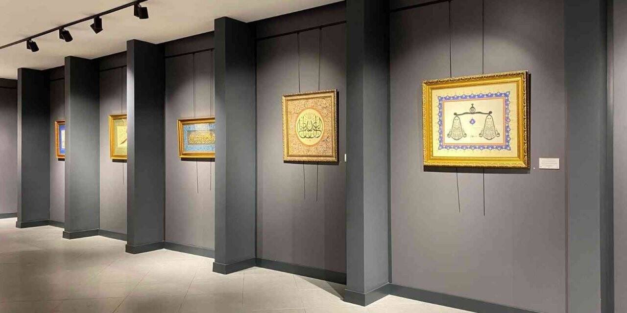 Üsküdar’da ‘Hüsn-i Hat’ sergisi sanatseverlerle buluştu