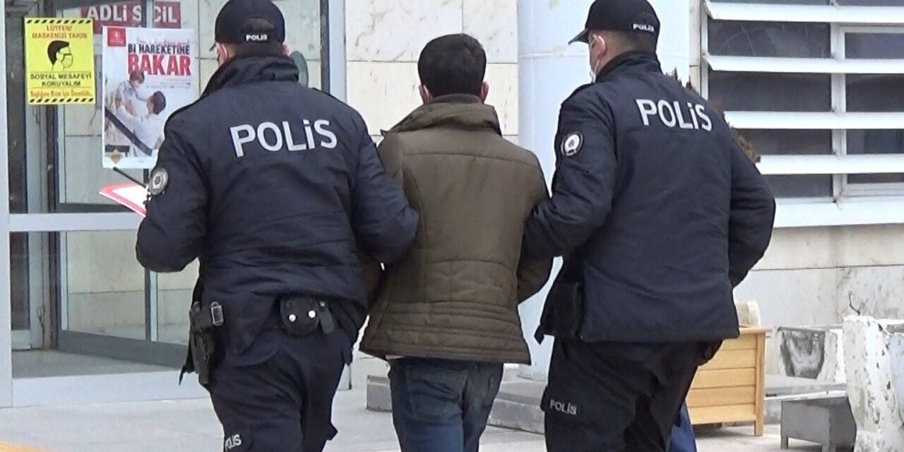 Elazığ’da 7 iş yeri ve bir aracın camını kırıp hırsızlık yapan şüpheli tutuklandı