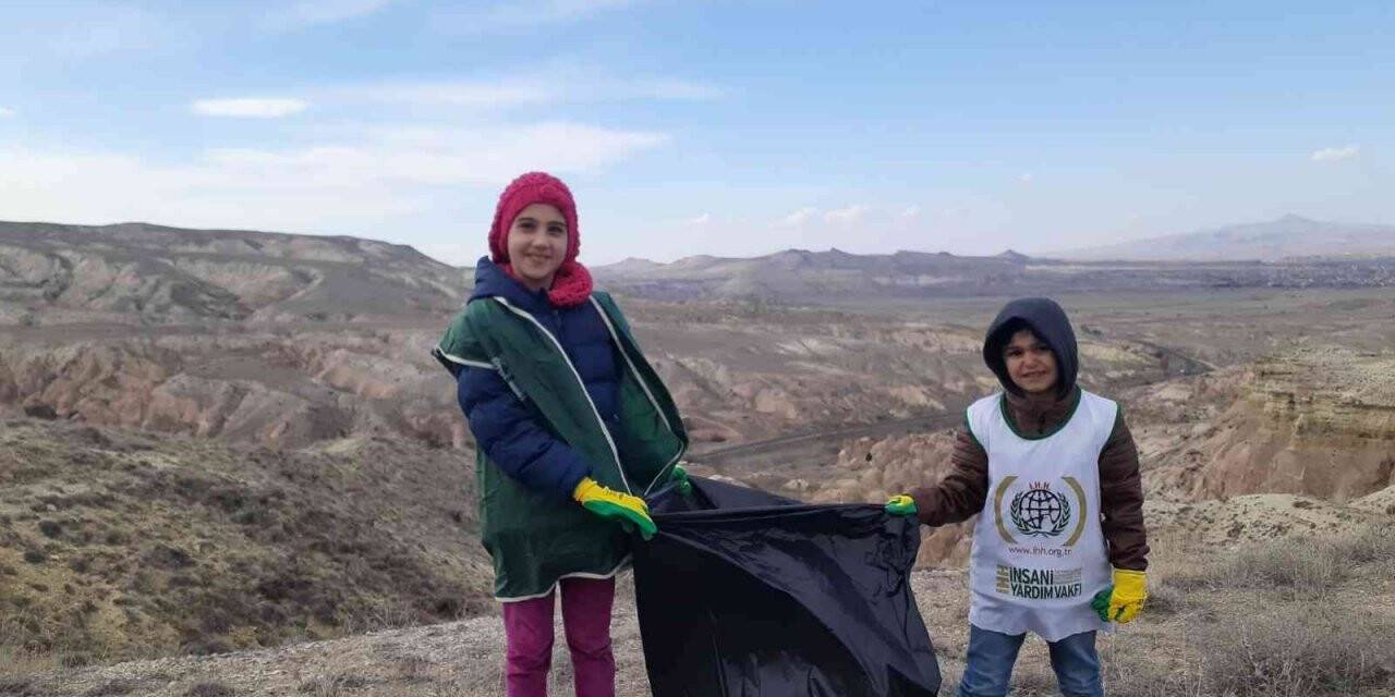 7 yaşındaki Beyza’dan “Lütfen Kapadokya’mızı kirletmeyin” çağrısı