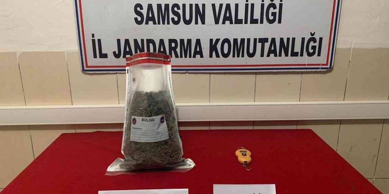 Samsun’da aracında uyuşturucu ele geçen şahıs tutuklandı