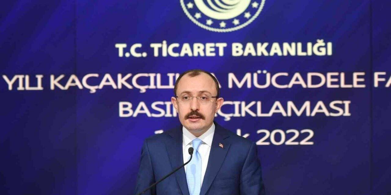 2021 yılında 7 milyar 749 milyon lira değerinde kaçak eşya yakalandı