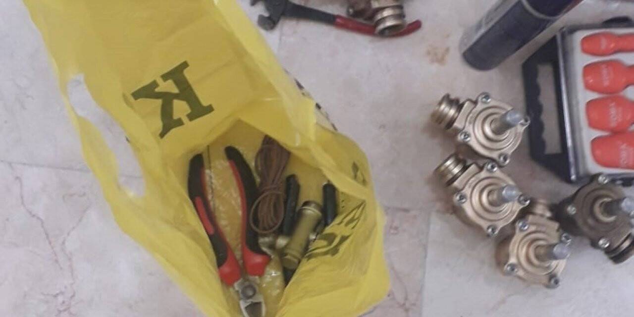Musluk hırsızı tutuklandı