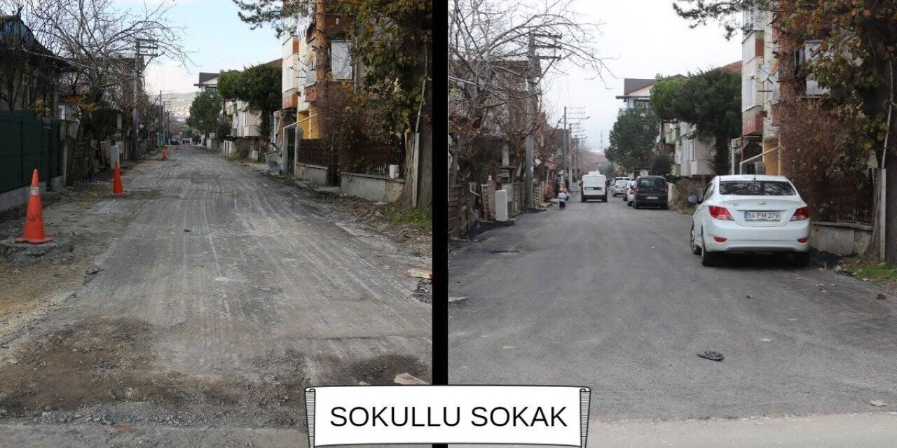 Serdivan Belediyesi, sokakları modernize etmeye devam ediyor