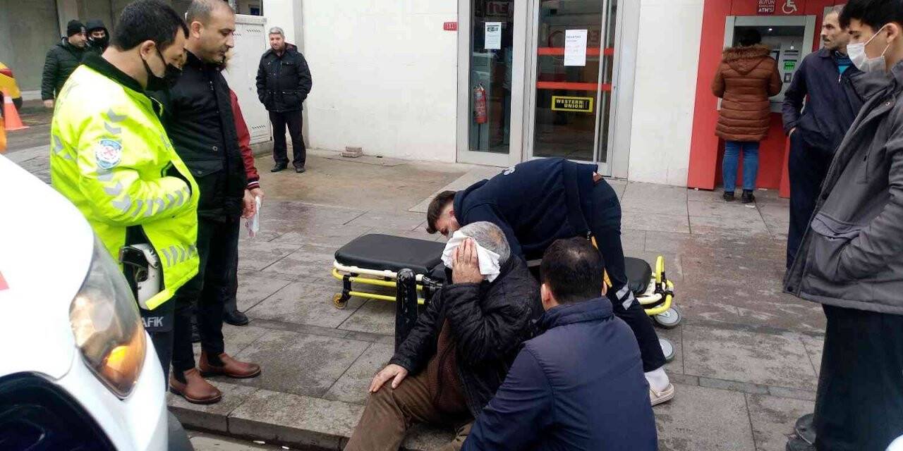 Aracın çarptığı yaya yaralandı