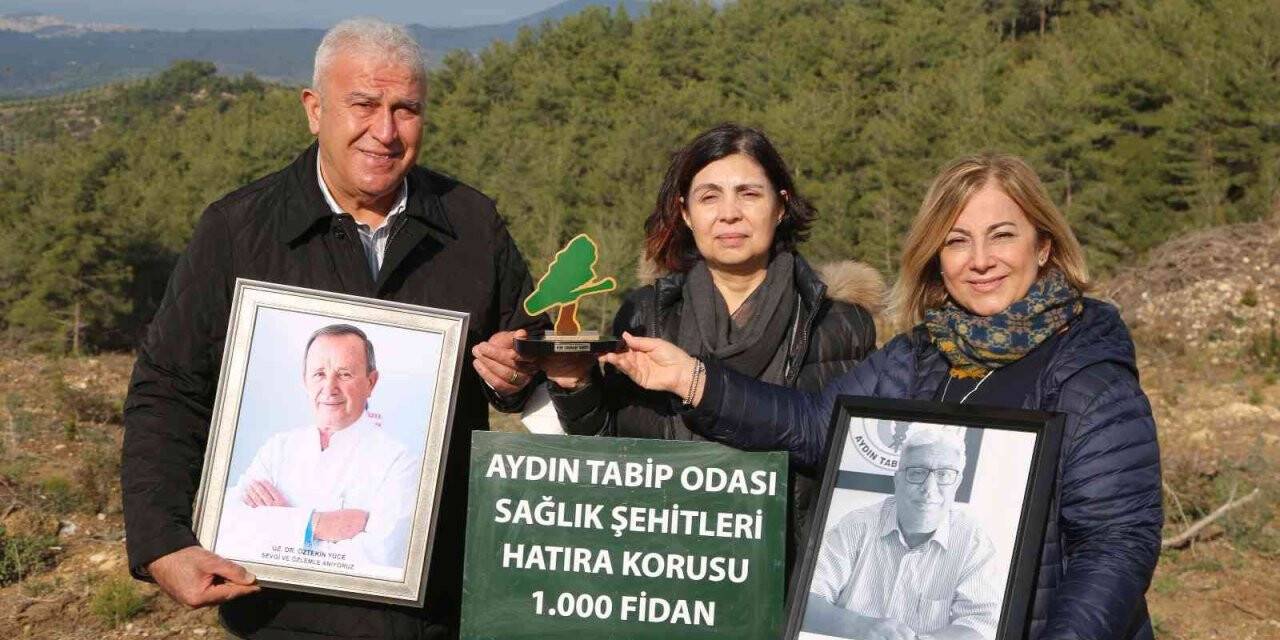 Efeler Belediyesi sağlık kahramanları için hatıra ormanı oluşturdu