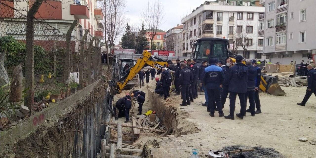 Avcılar’da inşat alanında göçük: 2 işçi toprak altında kaldı