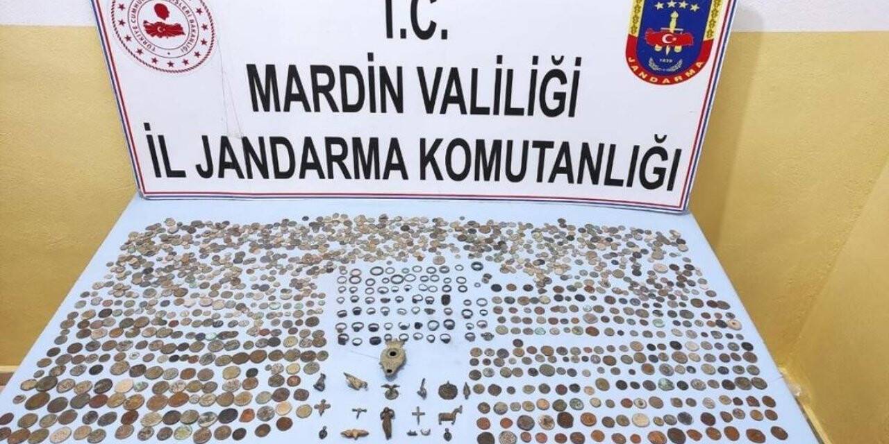 Mardin’de bin 339 adet tarihi eser ele geçirildi