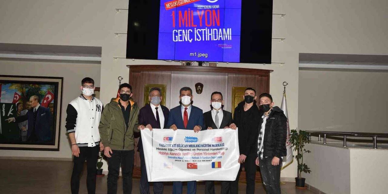 Çırak öğrenciler Avrupa yolunda