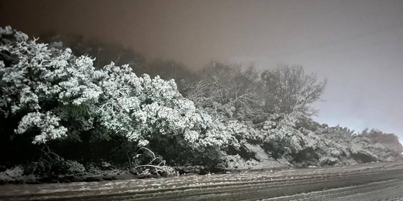 Çaycuma’da kar yağışı etkili oldu