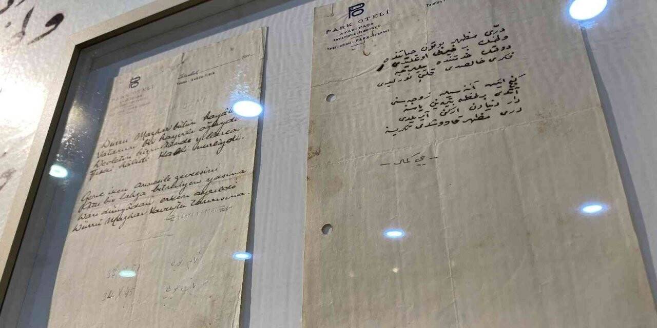 Yahya Kemal Beyatlı’nın ’Allah Baki’ adlı şiiri ilk kez edebiyatseverlerle buluştu