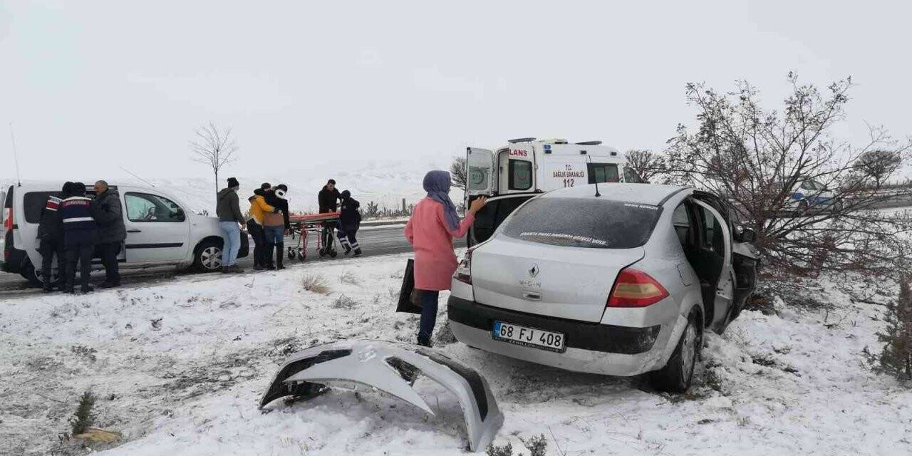 Kırşehir’de trafik kazası: 4 yaralı